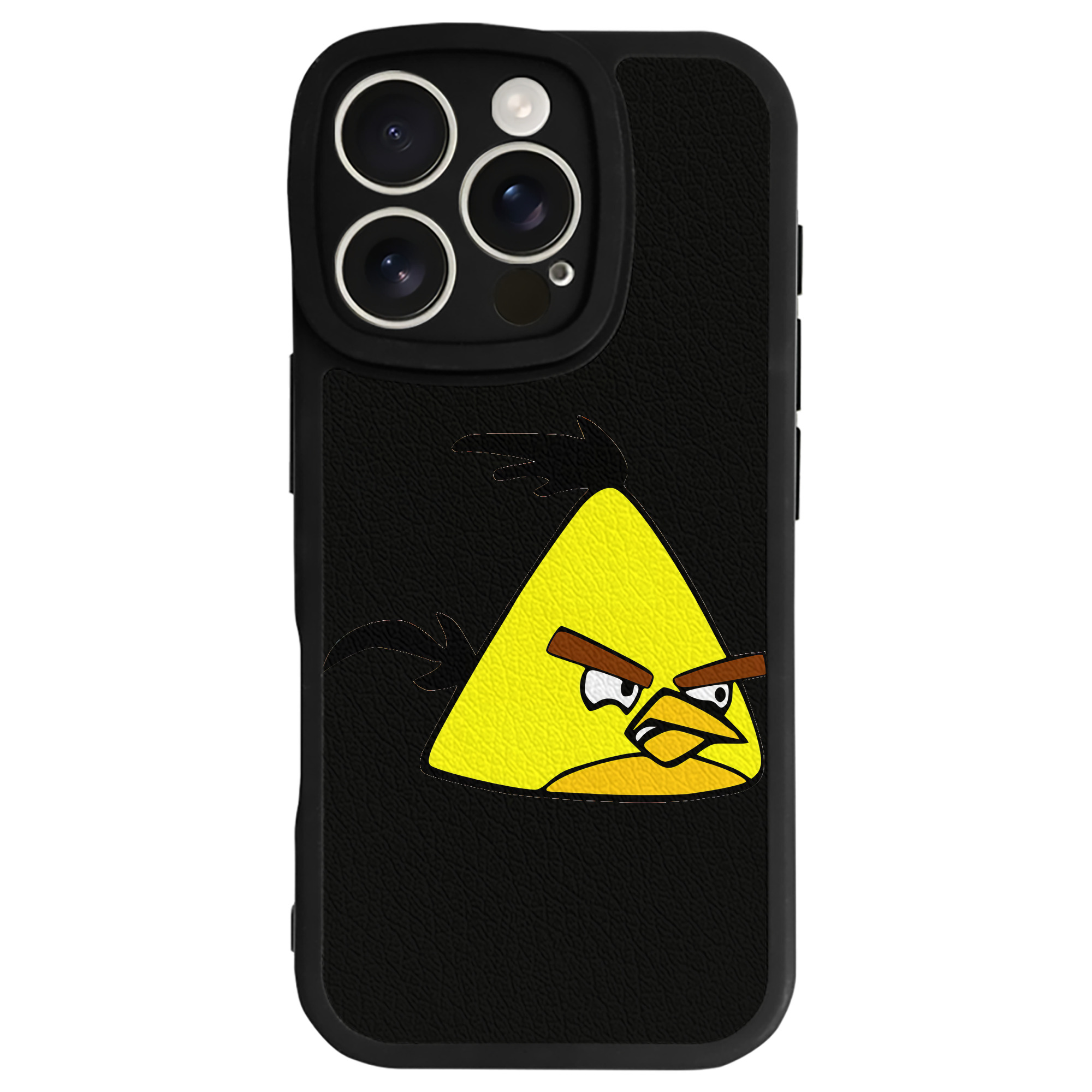 （画像用） Angry Birds アングリーバード 【iPhone 16シリーズ対応】シリコンスマホケース（レザー調） 材質：シリコン